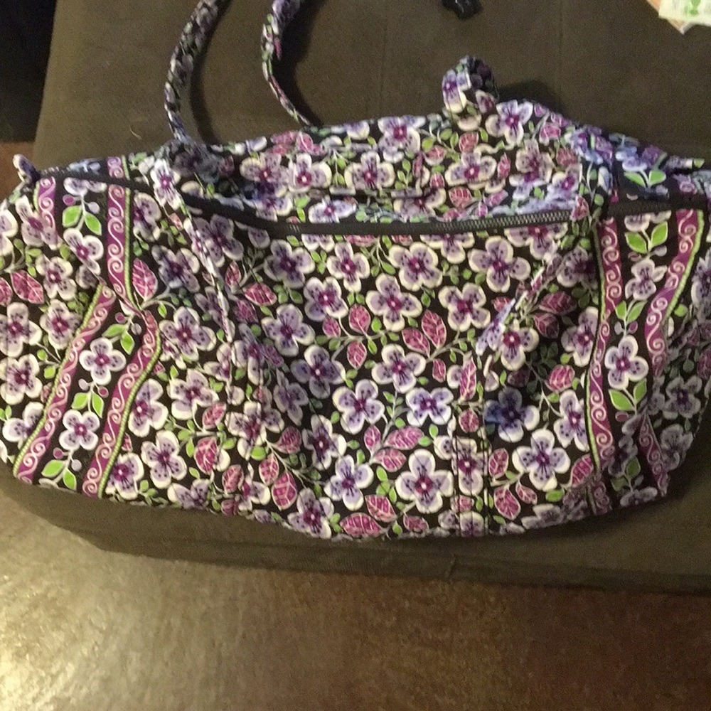 Vera Bradley floral print travel bag